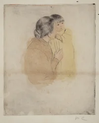 Mãe camponesa e criança