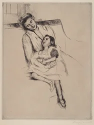 Reine e Margot sentados num Sofá No. 2, c. 1902.