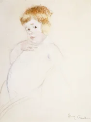 Estudo para o bebê para a carícia, c.1902