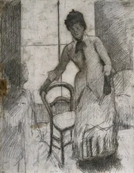 O Visitante reto, c. 1881