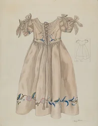 Vestido de criança, c. 1936.