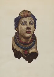 Princesa Indiana Figurahead, c. 1938.