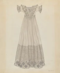 Vestido infantil, c. 1936.