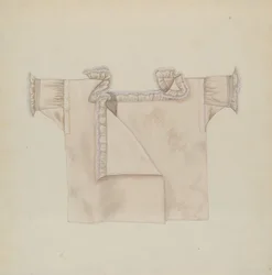Camisa do bebé, c. 1937.