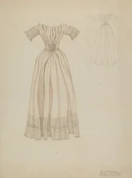 Vestido de noiva, c. 1937.
