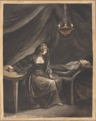 Lady Percy a Observar os Sleeping Hotspur