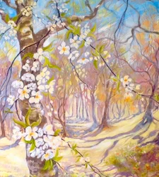 grandes flores na primavera