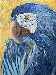 Arara-azul-vibrante