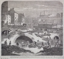 Ponte Blackfriars, Londres, 1863