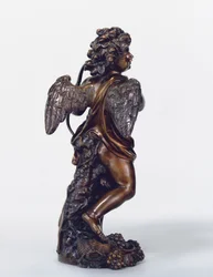Uma figura de Cupido, c.1700 (bronze)
