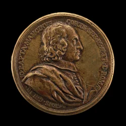 Giovanni Battista Mancini, morreu em 1694, Agente Geral da Toscana em Roma [obverso], 1680.