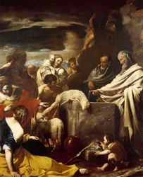 Sacrifício de Moisés (óleo sobre tela)