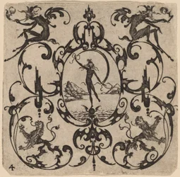 Ornamento com Grotesco