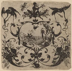Ornamento com Grotesco