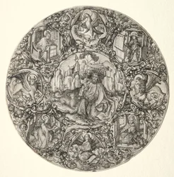 São João Batista Rodeado pelos Evangelistas e Quatro Padres da Igreja Latina, 1466.