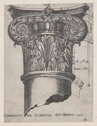 O Espelho Romano da Magnificência: Composto de Coríntio e Jônico, ca. 1537., c. 1537
