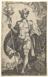 Mercúrio dos deuses que presidem os planetas, 1528.