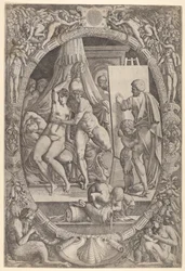 Apelles Painting Alexander e Campaspe.