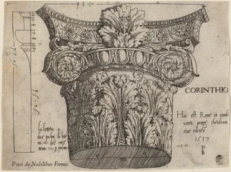 Capital from the Colosseum, Rome