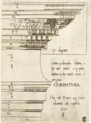 Entablatura do Templo de Castor e Pollux, Roma