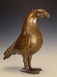 Aquamanile na forma de uma águia, 796-97