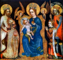 Painel votivo do arcebispo Jan Ocko de Vlasim, depois de 1370 1955