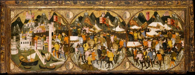 A conquista de Nápoles por Carlos de Durazzo, 1381-82.
