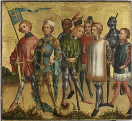 Saint Gereon of Köln com soldados, ca 1460
