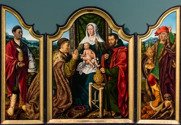 A Adoração dos Magos, c. 1510 (Têmpera e óleo sobre madeira (carvalho))