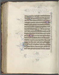 Livro de horas de uso de Utrecht: fol. 174v, Texto, c. 1460-1465.