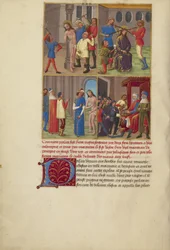 A Flagelação; a Coroação de Espinhos; o Escárnio de Cristo; Pilatos a lavar as mãos