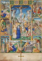 A crucificação com seis histórias de paixão