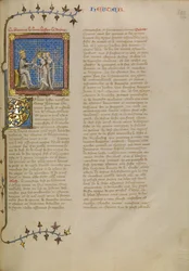 Ester perante o rei Assuero