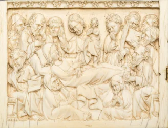 Fragmento de Díptico: A Morte da Virgem, 13751400.