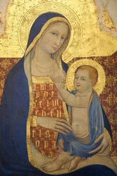 Virgem a amamentar o Menino 1409, pormenor (pintura)