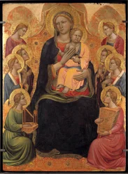 A Virgem e a Criança Altarpiece of the Master of Saint Verdiana (século XIV)