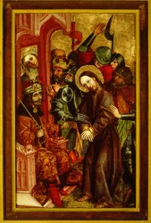 Cristo antes de Pilatos Vlad III como Pôncio Pilatos, ca 1463-1464
