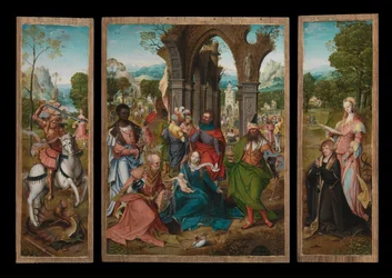 Adoração dos Reis Magos, c.1519 (óleo sobre painel)
