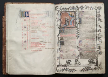 O Missal Gotha: Fol. 10v, Texto , c. 1375.