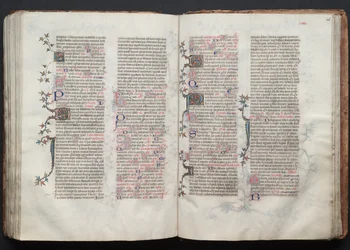 O Missal Gotha: Fol. 125v, Texto, c. 1375.