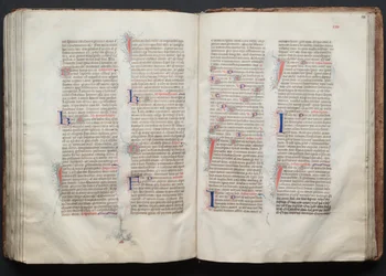 O Missal Gotha: Fol. 130v, Texto, c. 1375.