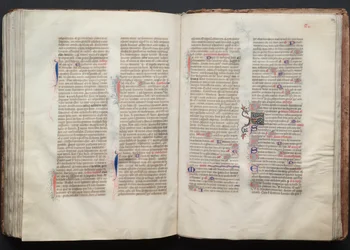 O Missal Gotha: Fol. 133v, Texto, c. 1375.