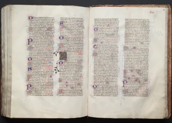 O Missal Gotha: Fol. 140r, Texto, c. 1375.