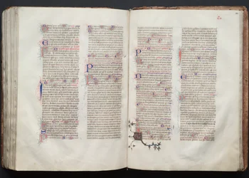 O Missal Gotha: Fol. 143r, Texto, c. 1375.