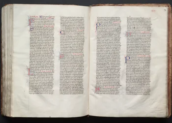 O Missal Gotha: Fol. 146v, Texto, c. 1375.