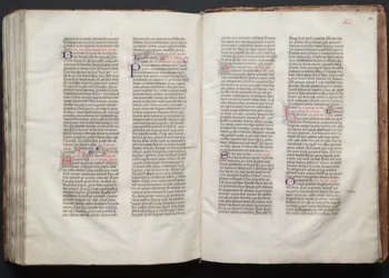 O Missal Gotha: Fol. 153r, Texto, c. 1375.