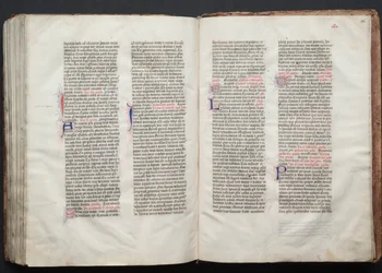 O Missal Gotha: Fol. 156r, Texto, c. 1375.