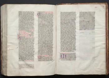 O Missal de Gotha: Fol. 157r, Texto, c. 1375.