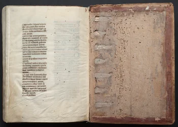 O Missal Gotha: Fol. 164v, Texto, c. 1375.
