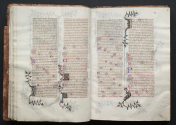 O Missal Gotha: Fol. 17r, Texto, c. 1375.